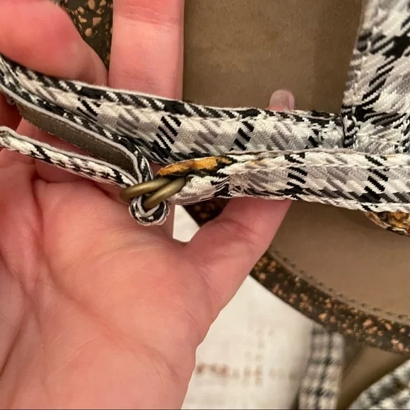 TEVA Women’s Size 7 Cork Houndstooth Flip Flops Sandals Summer Slip on shoe - Picture 9 of 11